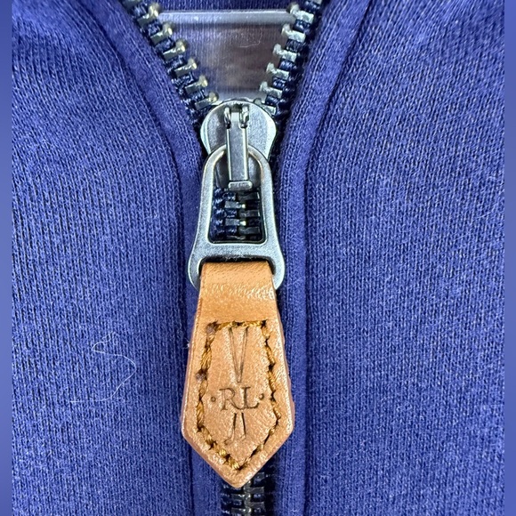 Men’s Polo Golf quarter zip big pony size XL navy excellent preowned condition - Picture 4 of 11